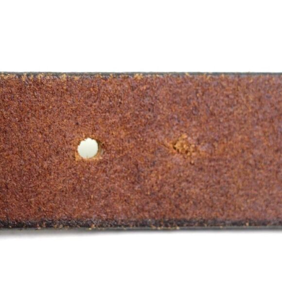 Old Navy BROWN GENUINE LEATHER 1 1/8"Wd DRESS CASUAL WOMEN'S BELT Size L (C79 - Picture 14 of 14